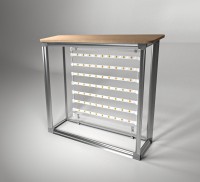 LED Textilní velký stolek 106
