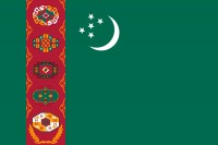 Vlajka Turkménsko