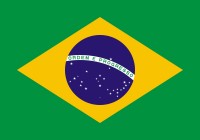 Samolepka - vlajka Brazília