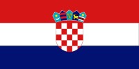 Samolepka - vlajka Chorvátsko