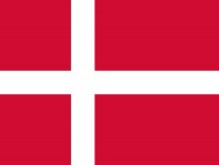 Samolepka - vlajka Dánsko