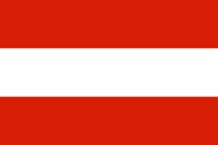 Samolepka - vlajka Rakúsko