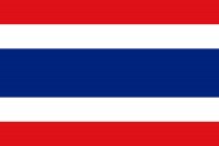 Samolepka - vlajka Thajsko