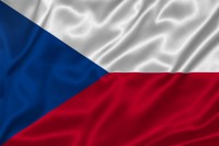 Luxusná saténová vlajka ČR